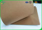 กระดาษแข็ง Kraft Liner กระดาษแข็ง 80gsm - 350gsm ยืดเยื้อความต้านทานสำหรับกระดาษถุงซีเมนต์