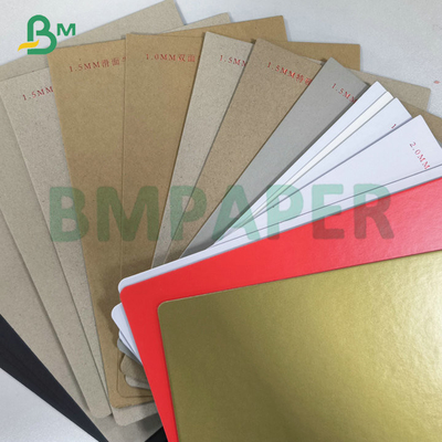 กระดาษแผ่นหนาหลายสี 1 มิลลิเมตร 1.5 มิลลิเมตร 2 มิลลิเมตร สําหรับการทํากล่องแข็ง