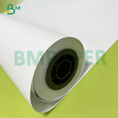 24# 28# โปสเตอร์สีเคลือบบอนด์กระดาษม้วนสีขาว สําหรับเครื่องพิมพ์ Inkjet ขนาดใหญ่