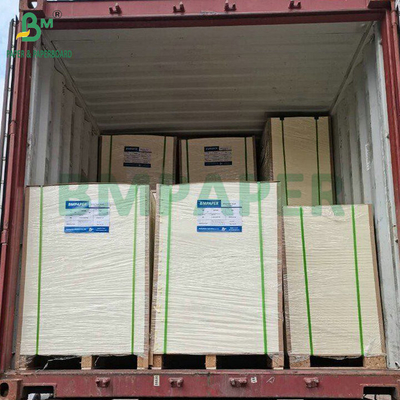 กระดาษกระดาษสีขาวธรรมชาติ 600um 900um ด้านสอง ไม่เคลือบเบียร์ Pads