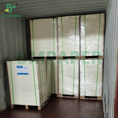 กระดาษกระดาษสีขาวธรรมชาติ 600um 900um ด้านสอง ไม่เคลือบเบียร์ Pads
