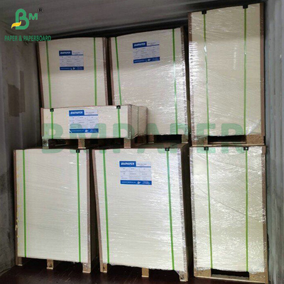 กระดาษกระดาษสีขาวธรรมชาติ 600um 900um ด้านสอง ไม่เคลือบเบียร์ Pads