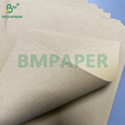 500 มม ความแข็งแรงสูง 70 90 GSM สีน้ําตาล กระดาษ Kraft Pure Roll Packaging