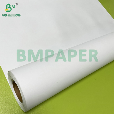 Ultra White 20# บอนด์พัสดุม้วน สําหรับรูปแบบใหญ่ CAD Plotter 36inch x 500ft