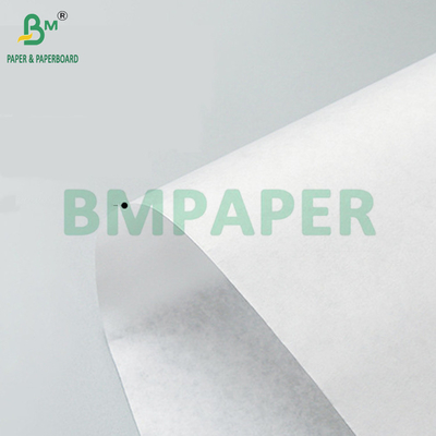 35GSM 40GSM MG กระดาษไครฟอฟท์สีขาว สําหรับกระเป๋าอาหารรวดเร็ว 715 มม ความแข็งแรงดี