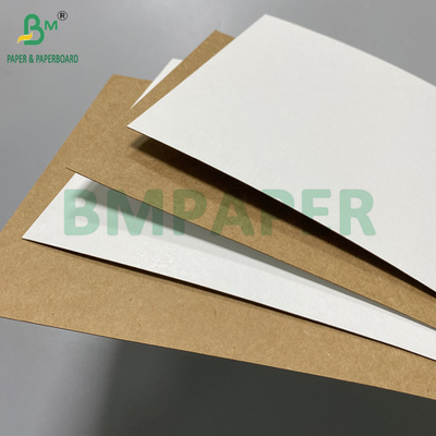170 กรัม 200 กรัม หน้าขาว Kraft คาร์ดบอร์ดกลับเคลือบขาว Top KLB 31 &quot; 43&quot;