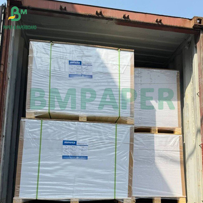 170 กรัม 200 กรัม หน้าขาว Kraft คาร์ดบอร์ดกลับเคลือบขาว Top KLB 31 &quot; 43&quot;