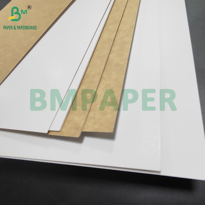 350 กรัม CKB ผิวขาว ผิวน้ําตาล กระดาษหลัง Kraft สําหรับกล่องสลัด 25' x 38'