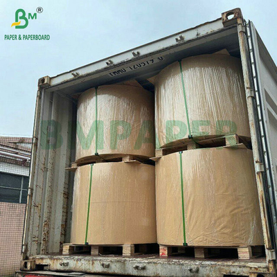 140 กรัม 170 กรัม กระดาษเคลือบขาว Kraft Back Paper สําหรับกล่องแพ็คเกจของขวัญ 70 x 100 ซม.