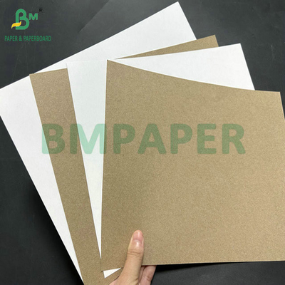 140 กรัม 170 กรัม กระดาษเคลือบขาว Kraft Back Paper สําหรับกล่องแพ็คเกจของขวัญ 70 x 100 ซม.
