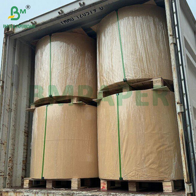 180 กรัม 230 กรัม กระดาษสีขาวไร้ผนัง ไม่เคลือบในม้วน สําหรับผลิตกระเป๋าช้อปปิ้ง