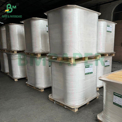 24 กรัม 28 กรัม กระดาษม้วนกระดาษสับขาว ขนาด 27 มม กว้าง 6000 เมตร ความยาว