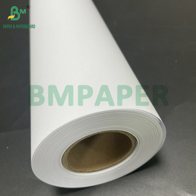 24LB 28LB โบนันด์เคลือบ CAD พล็อตเตอร์กระดาษม้วนสําหรับการพิมพ์แผนที่ทอปโเกรฟิกสี