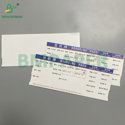 175 กรัม บัตรขึ้นเรือ กระดาษกระดาษร้อน ขาวเปล่า 18.8 ซม. X 8.3 ซม. 500 แผ่นต่อแพ็ค