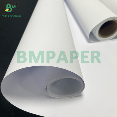 90 กรัม 105 กรัม หนังสล็อปผิวเคลือบ 24" x 150" สําหรับเครื่องทําโปสเตอร์สีในห้อง