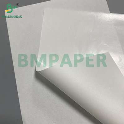 30gsm 60gsm MG กระดาษครัฟท์สีขาวแบบปฏิทิน สําหรับกระเป๋าน้ําตาล PE ครอบคลุมด้านหนึ่ง