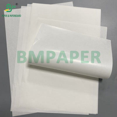 30gsm 60gsm MG กระดาษครัฟท์สีขาวแบบปฏิทิน สําหรับกระเป๋าน้ําตาล PE ครอบคลุมด้านหนึ่ง
