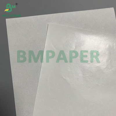 30gsm 60gsm MG กระดาษครัฟท์สีขาวแบบปฏิทิน สําหรับกระเป๋าน้ําตาล PE ครอบคลุมด้านหนึ่ง