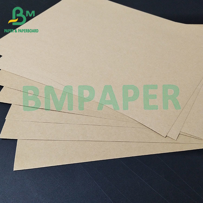 120GSM กระเป๋าสะพายมือความทนทานต่อการแตกสูง กระดาษถุง Kraft สีน้ําตาล