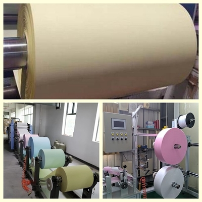 กระดาษ NCR ขนาด 55 กรัม กระดาษดิจิตอลเลเซอร์ไร้คาร์บอน กระดาษสีขาว CB สีชมพู CF สีชมพู