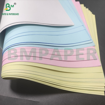 กระดาษ NCR ขนาด 55 กรัม กระดาษดิจิตอลเลเซอร์ไร้คาร์บอน กระดาษสีขาว CB สีชมพู CF สีชมพู