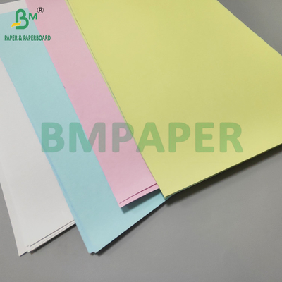 60g 75g CB CFB CF กระดาษสําเนาไร้คาร์บอน สําหรับใบรับเงิน ภาพสีฟ้า 21.6 x 27.9cm