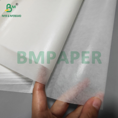 กระดาษเตาซิลิโคนเคลือบสีขาวทนความร้อน 40 กรัม สําหรับการทอด 620 มม.