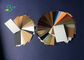 0.55 มม. ความหนาหลายสีผ้ากระดาษทำความสะอาดธรรมชาติ Kraft สำหรับกระเป๋าโน้ต