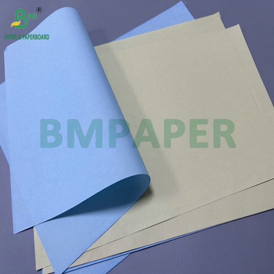 50 กรัม 55 กรัม สีน้ําเงินเหลือง สี NCR กระดาษใบชําระเงินไร้คาร์บอน ขนาด 640 x 900 มม