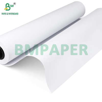 20# กระดาษลอกสีขาวธรรมดา สําหรับเครื่องพิมพ์แบบ Inkjet ขนาดใหญ่ 24 In x 150 Ft