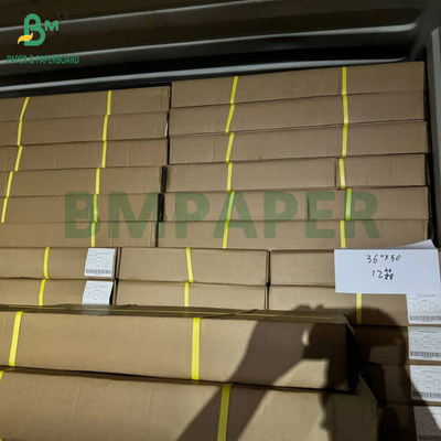 20# กระดาษลอกสีขาวธรรมดา สําหรับเครื่องพิมพ์แบบ Inkjet ขนาดใหญ่ 24 In x 150 Ft