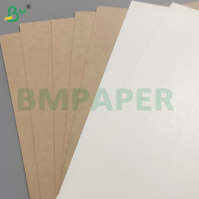 190gsm+15gsm PE ผิวเคลือบกระดาษน้ํากันน้ํากระดาษสีน้ําตาลสําหรับถ้วย
