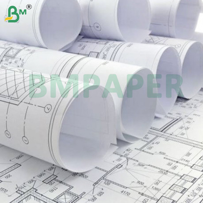 BMPAPER กระดาษขนาดใหญ่ 24" x 500" Rolls Bond Engineering 20lb 3" Core
