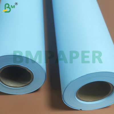 20ปอนด์ วิศวกรรม ดับเบิ้ลไซด์ สีน้ําเงิน แผนผังกระดาษม้วน 610mm X 100m