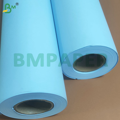 20ปอนด์ วิศวกรรม ดับเบิ้ลไซด์ สีน้ําเงิน แผนผังกระดาษม้วน 610mm X 100m