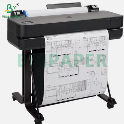 24" x 150" CAD 20lbs Bond Inkjet Wide Format Plotter Paper สําหรับกราฟ 2′′ CORE