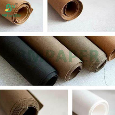 0.35 มิลลิเมตร 0.55 มิลลิเมตร ผ้ากระดาษ Kraft ที่สามารถล้างได้ สําหรับกระเป๋าสะพายน้ํา