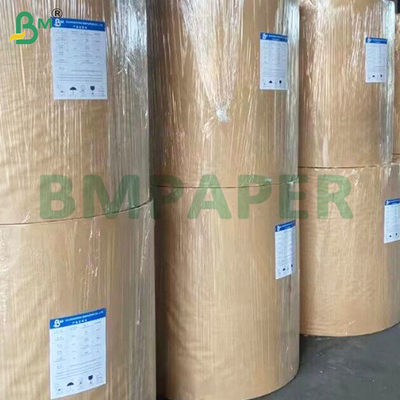 รอลล์กระดาษครัฟท์สีน้ําตาลทนทาน 120 กรัม สําหรับบรรจุภัณฑ์ที่ยั่งยืน