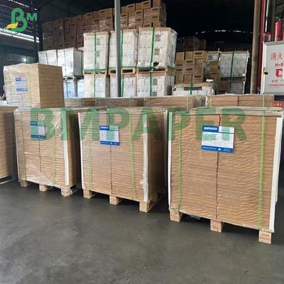 กระดาษศิลปะเคลือบด้านหนึ่งมีความสว่างสูง 70gsm สําหรับการใช้ในการติดป้าย