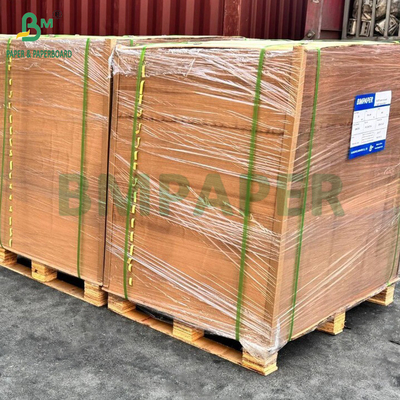 65 กรัม 70 กรัม กระดาษไครฟอฟท์สีน้ําตาลความแข็งต่อน้ํา สําหรับบรรจุสารเคมี 70 x 100 ซม.