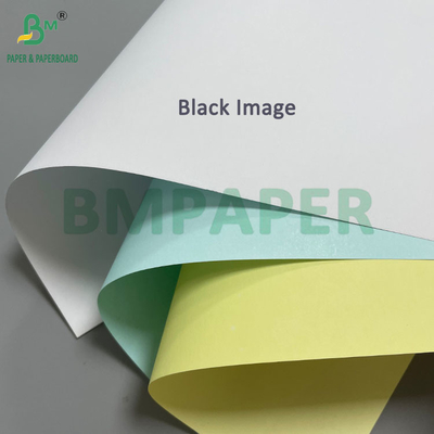กระดาษ NCR สีดํา 20lb ภาพไร้คาร์บอน 8.5 x 11.5 สําหรับหนังสือใบตกลง
