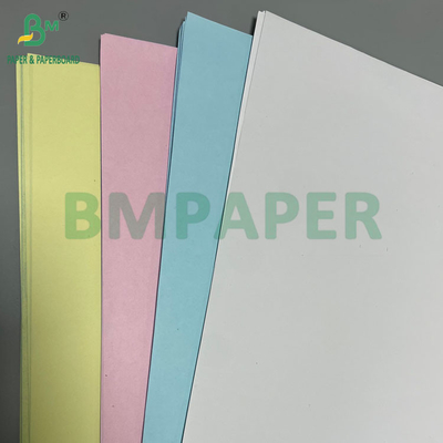 20LB CB กระดาษไร้คาร์บอนสีชมพูสีขาว CFB Canary CF กระดาษไร้คาร์บอนสีชมพูสีดํา 57CM X 87CM