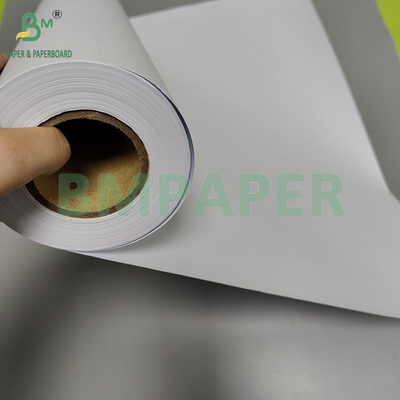 20LB White Inkjet Bond Paper For Making Engineering Draw Plotter Roll กระดาษขัดขนสีขาว สําหรับการทําเครื่องเขียน