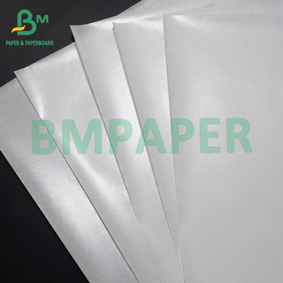 30GSM 50GSM 15PE กระเป๋าบรรจุอาหารกระดาษไครฟอฟท์สีขาว