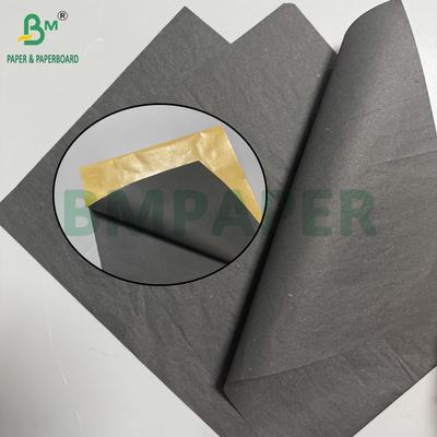30g Single Gloss Waxed Black Paper Roll 370mm 375mm 380mm Premium Inner Liner สําหรับกระเป๋ามะม่วง