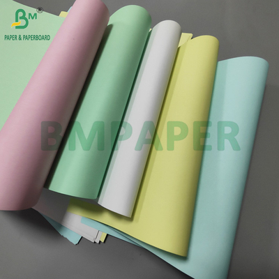 55gr 60gr CB CFB กระดาษสําเนาไร้คาร์บอน สําหรับใบรับเงิน 61 x 86cm ภาพดํา