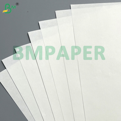 80GSM 90GSM กระดาษไครฟอฟท์ขาวสําหรับกระเป๋า ความแข็งแรงสูง ทนต่อน้ําตาล อาหารปลอดภัย กระดาษไม้เต็ม