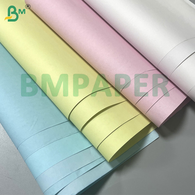 50-120gsm ภาพใสเคลือบ NCR กระดาษสําเนาไร้คาร์บอน กระดาษสําเนา CB / CF / CFB หนังสือม้วนสําหรับใบชําระเงินและใบเสร็จ
