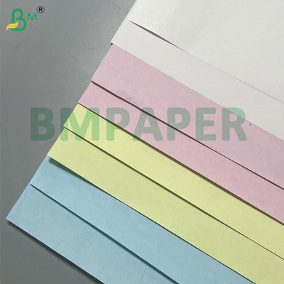 50-120gsm ภาพใสเคลือบ NCR กระดาษสําเนาไร้คาร์บอน กระดาษสําเนา CB / CF / CFB หนังสือม้วนสําหรับใบชําระเงินและใบเสร็จ