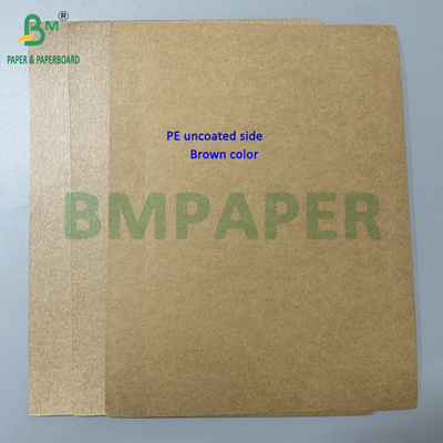 กระดาษกระดาษไครฟอฟต์เคลือบ PE กันความร้อน 15g 300g สําหรับถังอาหารไมโครเวฟ